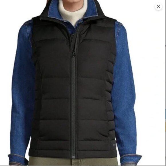 Lands' End Women's Wanderweight Packable Down Vest - Size: Large & Medium - NWT - Picture 2 of 13